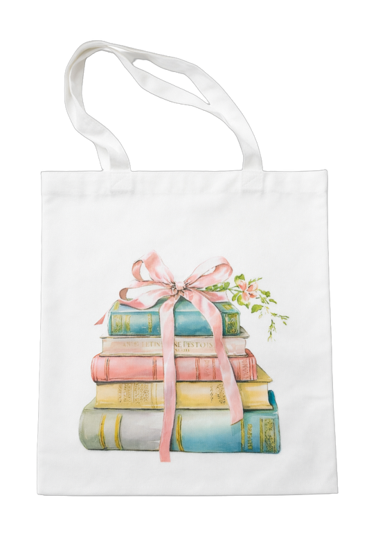 Book Lover Bow Tote