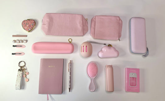 Pink Aesthetic Bag Accessories